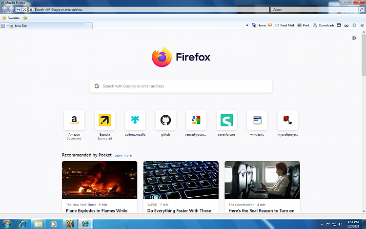 Internet Explorer 8 - I need a way to make it load modern sites.-ie8fox.png