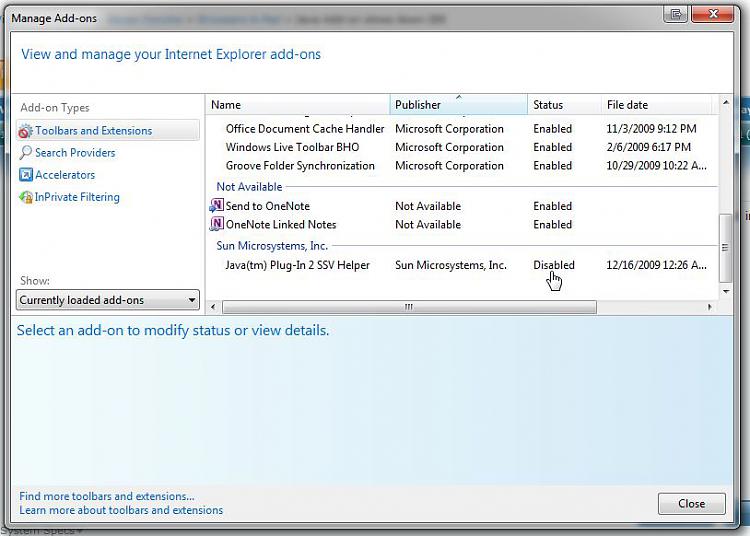 Java Add-on slows down IE8-disable-java-helper.jpg