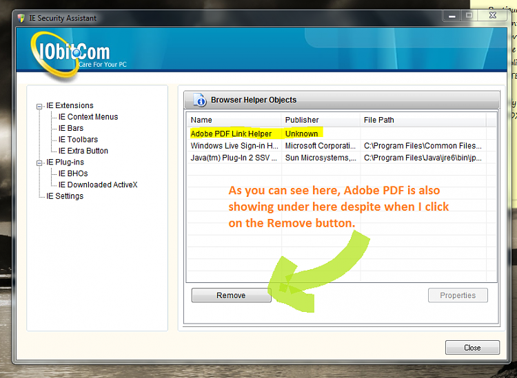 How do I delete Adobe PDF Reader ActiveX from IE8 ?-capture3.png