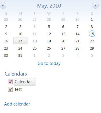 Calendar in Windows Live Mail-calender.png