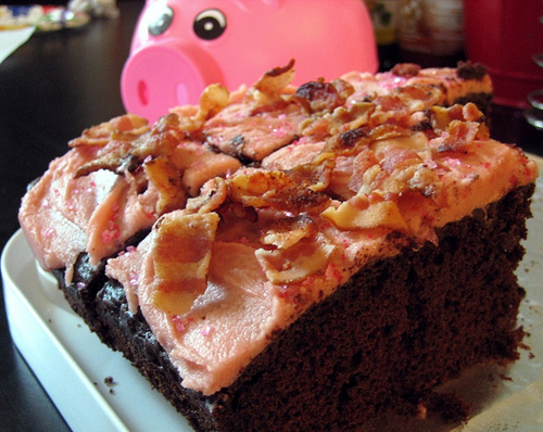 Bacon is apparently the thing-baconcake2.jpg