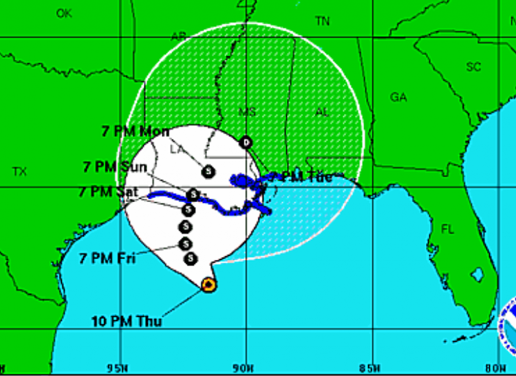 Disturbance in Gulf of Mexico-la-storm.png