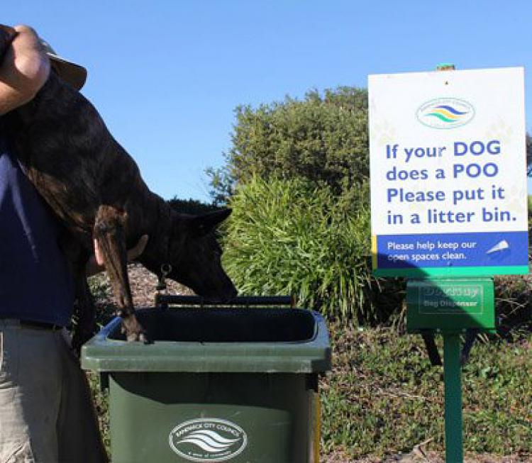 Funny and Geeky Cool Pics [2]-22948da969792cc383400d5a698af0a0-if-your-dog-does-poo-please-put-litter-bin.jpg