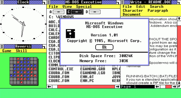 Unofficial birthday: Windows 1.0 was presented to public 10-NOV-1983-windows1.01.jpg