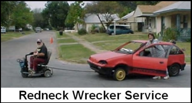 Funny and Geeky Cool Pics [3]-scooter-towing.png