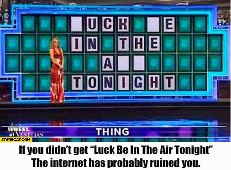 Funny and Geeky Cool Pics [4]-wheel-fortune-luck-air-tonight.jpg