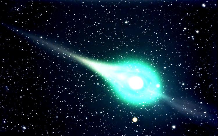 A green goddess: Two-tailed comet snapped streaking past Earth-green-goddess-2.jpg