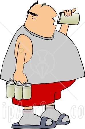 This might be fun-4422-obese-man-drinking-can-beer-six-pack-clipart.jpg