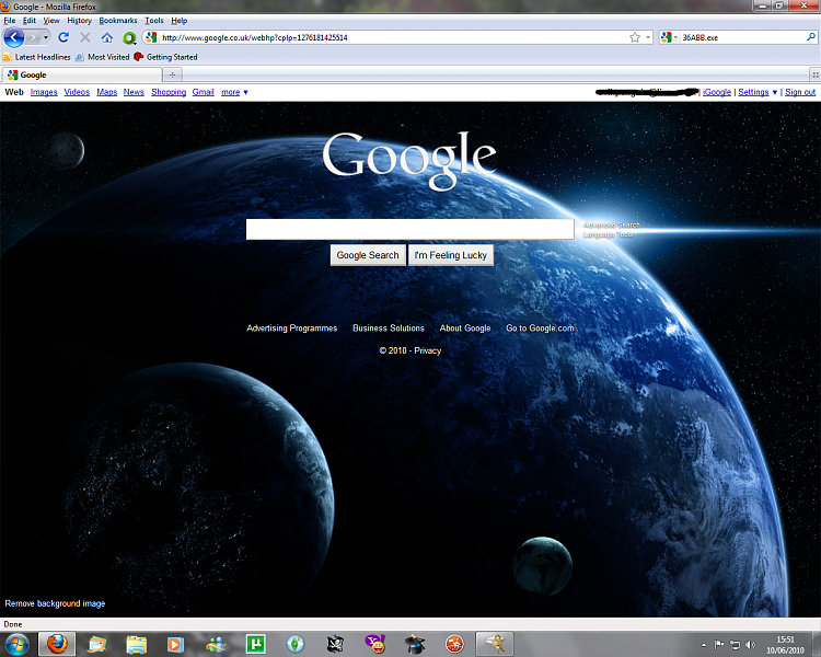 Google page now lets you set your own background.-google.png