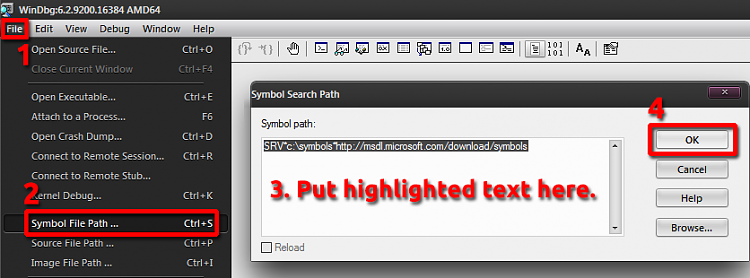 WinDBG: The very basics-windbg-symbol-path-fix.png