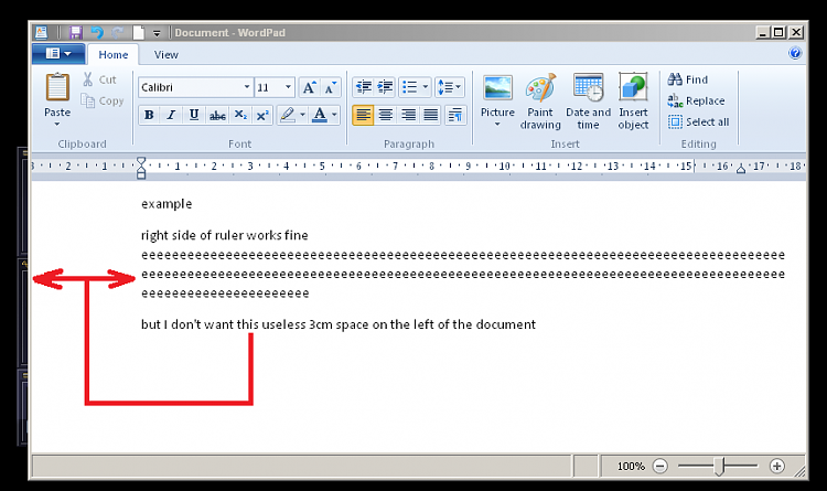 text alignment in Win7 Wordpad-superfluousspace.png