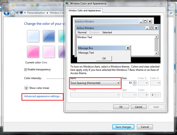 remove vertical spacing in Windows explorer-window-colour-advanced.png