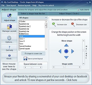 My Cool Desktop - little app to arrange desktop icons into shapes-ss_main.jpg
