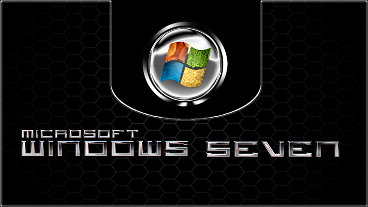 Custom Windows 7 Wallpapers - The Continuing Saga-honeycomb_black_chrome-se7en.png