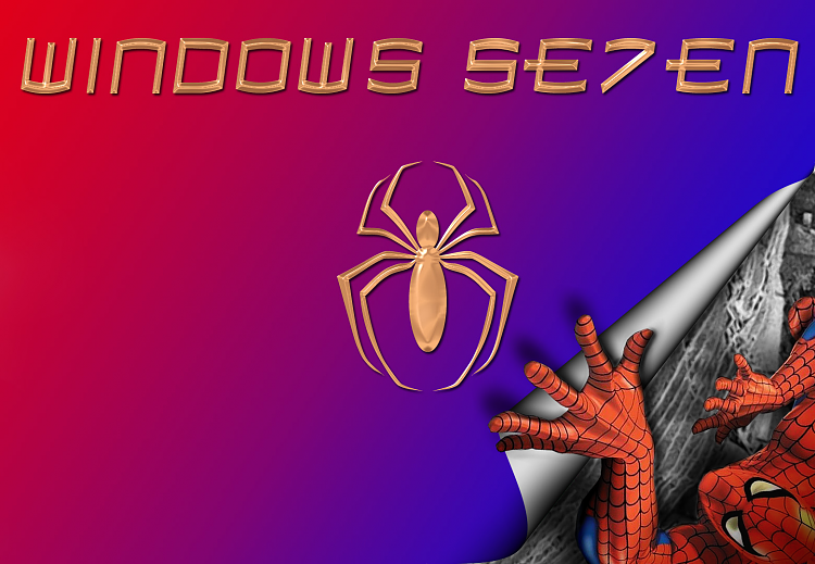 Custom Windows 7 Wallpapers - The Continuing Saga-spidey_dropshadow.png