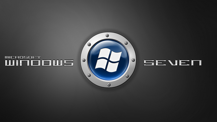 Custom Windows 7 Wallpapers - The Continuing Saga-seven-metal-blue-logo.png