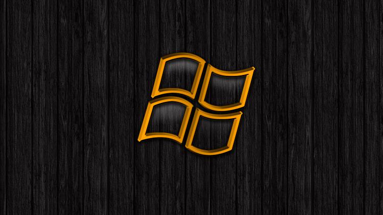 Custom Windows 7 Wallpapers - The Continuing Saga-wooden-logo.jpg