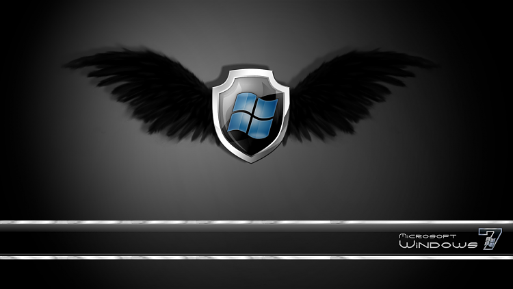 Custom Windows 7 Wallpapers - The Continuing Saga-se7en_winged_shield.png