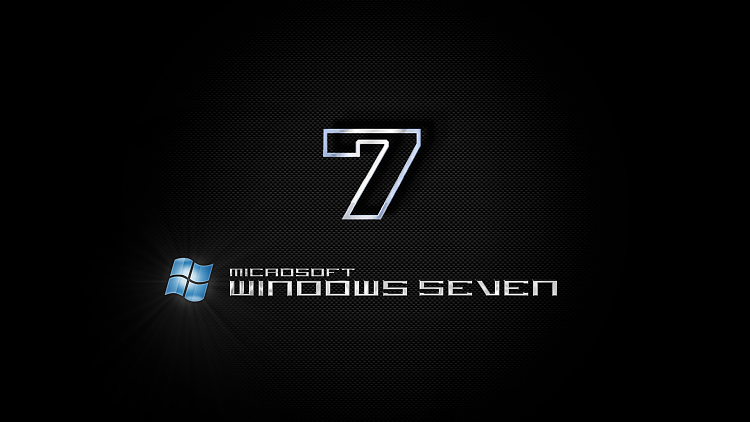 Custom Windows 7 Wallpapers - The Continuing Saga-se7en-carbon-fiber-blue-logo.png