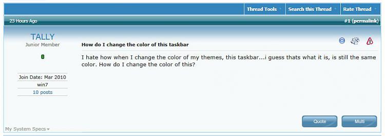 How do I change the color of this taskbar-capture.jpg
