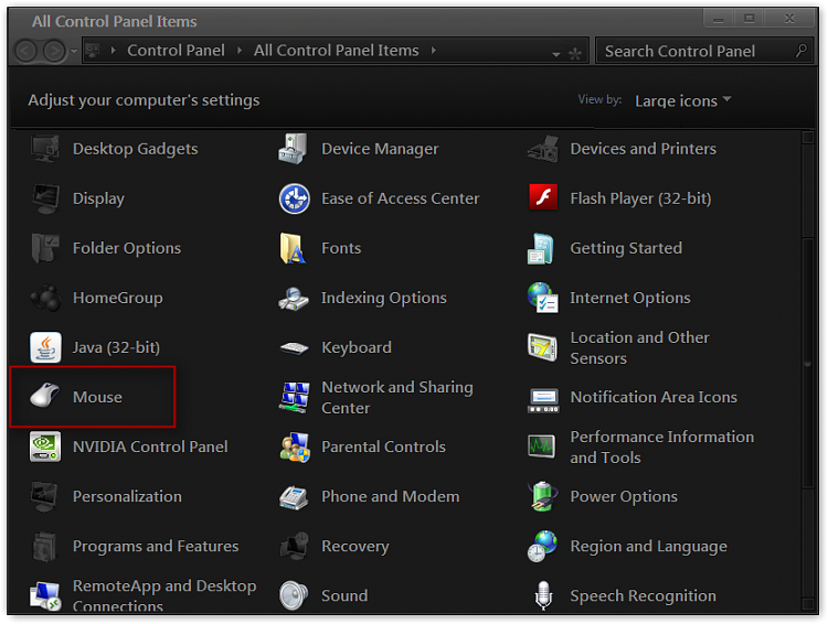 Questions: Changing start menu &amp; Explorer-all-control-panel-items.png