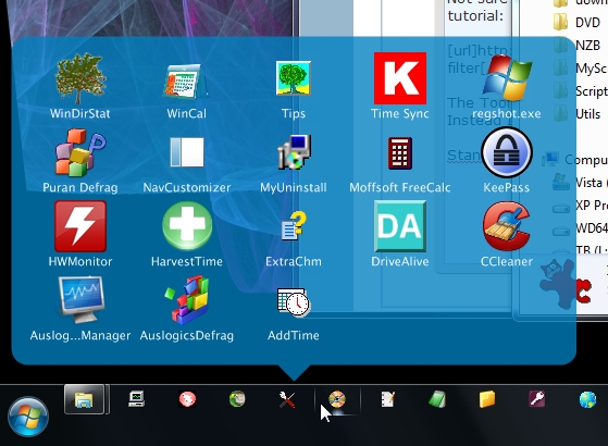 How to revert some aspects of the Windows 7 Taskbar back to Vista?-stackshot.jpg