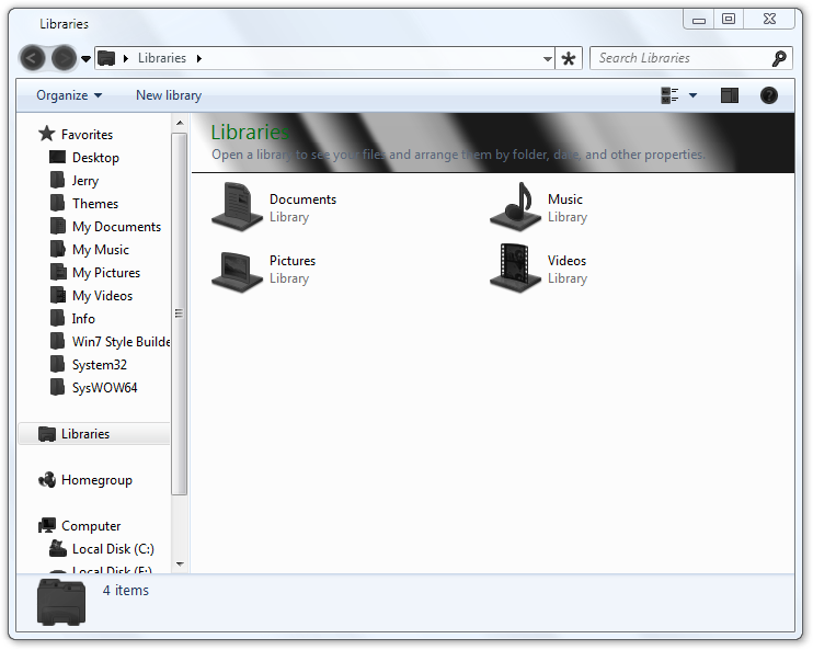 Custom Image for Windows Borders, Taskbar, and Start Menu? 7 Ult. x64-libraries.png