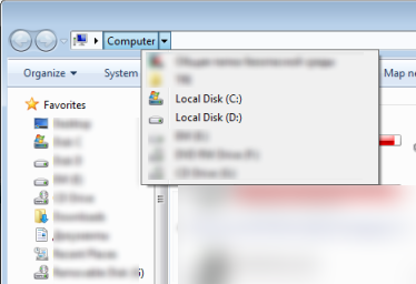 Traditional address bar in Windows explorer-desktop2.png