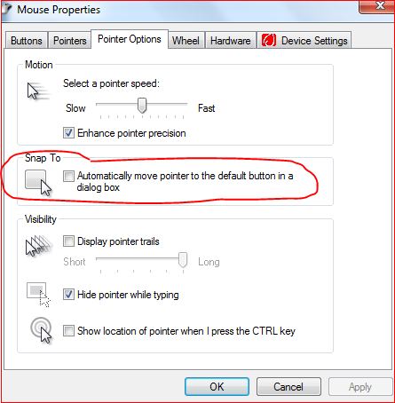 How can the mouse cursor be brought to where I enter text?-mousepointer.jpg