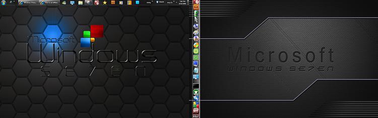How to set different wallpapers on dual monitor setup?-rocketdock-second-display.jpg