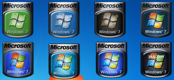 Custom Gadget Clocks-w7logoclocks.jpg