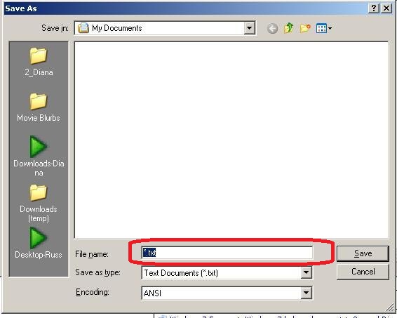 Save As dialog -- File Name input box shows a combobox style list-winxp-saveas-dlg.jpg