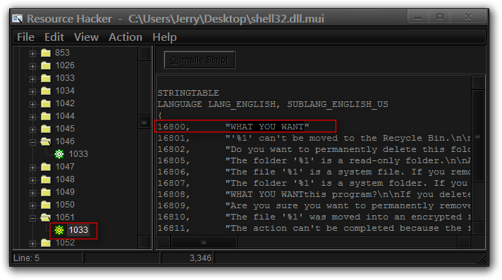 Changing the Recycle Bin Delete Confirmation Message.-resource-hacker-cusersjerrydesktopshell32.dll.mui.png