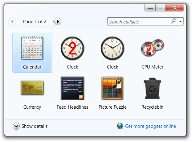 IE11 Appears not to support gadgets. What are the alternatives ?-gadget-gallery.png