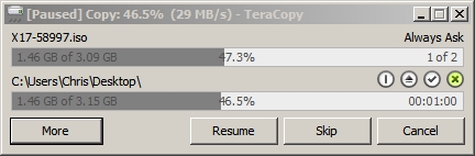 How do I move the default position of &quot;coping files/moving files&quot; note-teracopy_-1.jpg