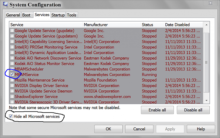 AERO themes causes severe lag in the web browsers.-msconfig-services.png