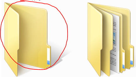 My customized folders returned to the default icon folder-capt.png