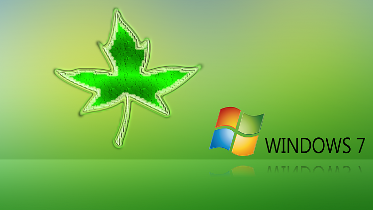 Custom Windows 7 Wallpapers [continued]-green-maple.png