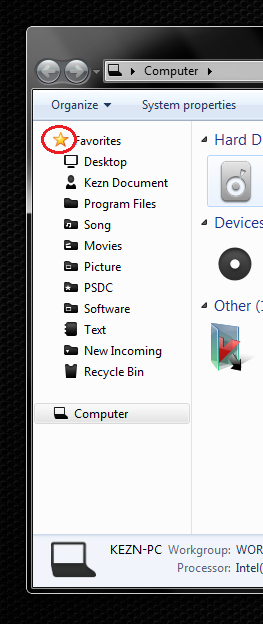 Change Favourite Link Icon In Navigation Panel(Window 7)-capture.png