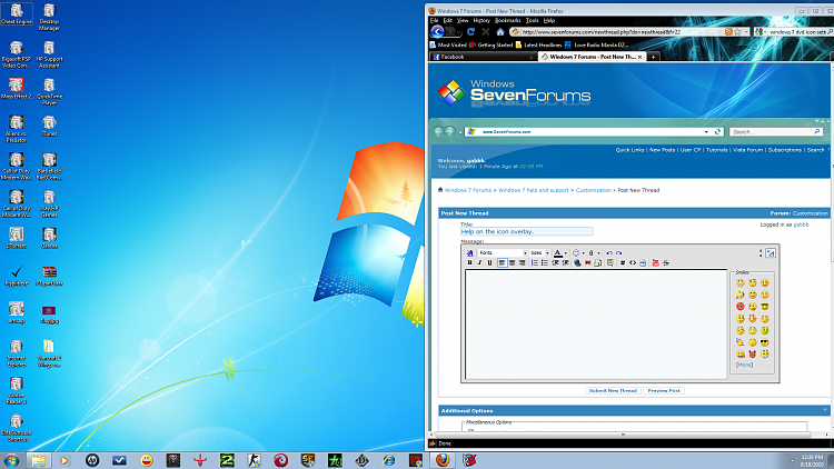 Help on the icon overlay windows 7 forums