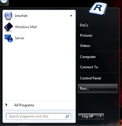 Change Start Menu &quot;Run&quot; &amp; &quot;Connect to&quot; icons-1.png