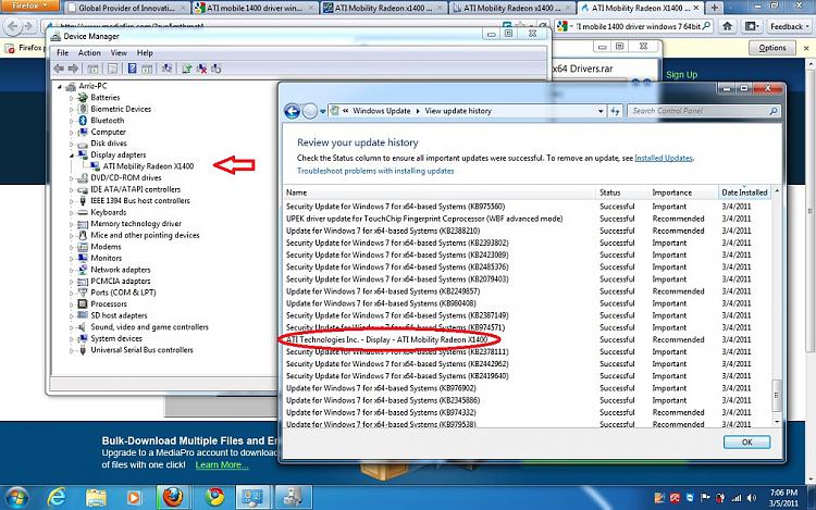 Ati Mobility Radeon X1600 Windows 7 Drivers Ati Mobility Radeon X1600 Windows 7 Drivers