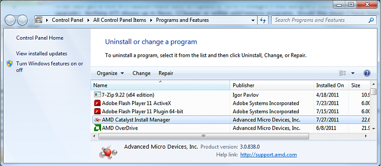 ATI Radeon Driver uninstall not in add remove programs Windows 10 Forums