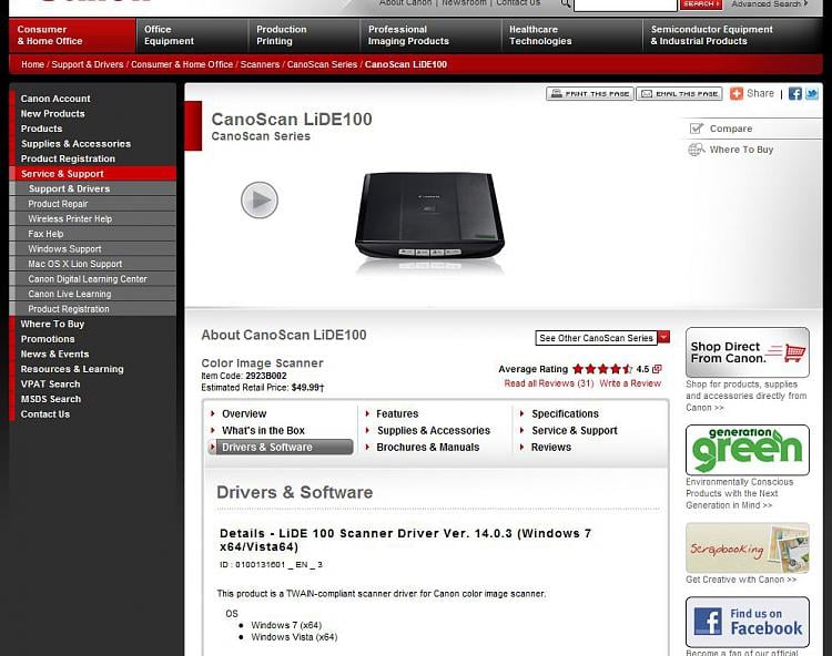 Canoscan LIDE20 64bit driver 10 Forums - Page 3