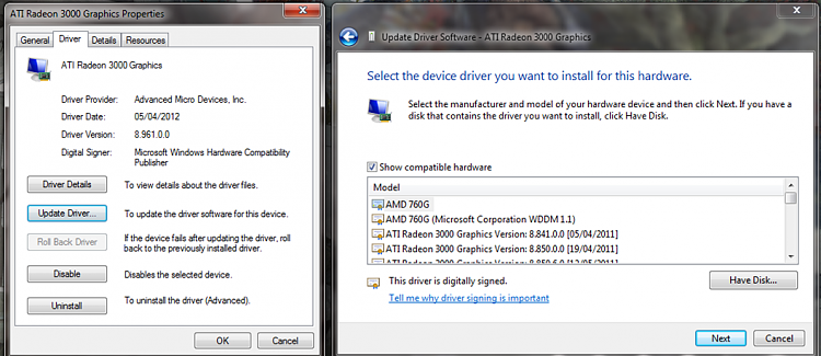 Removing Ati Drivers Vista