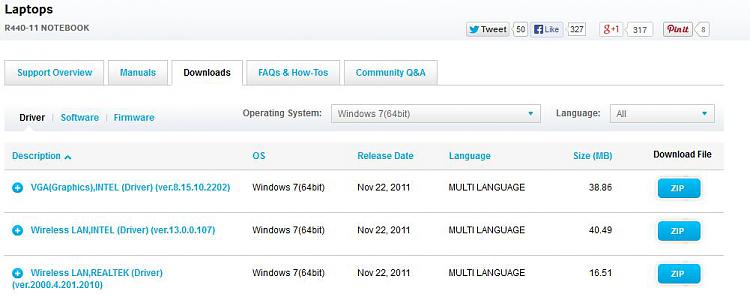 Cannot get drivers to work for Samsung R440L-np-r440.jpg