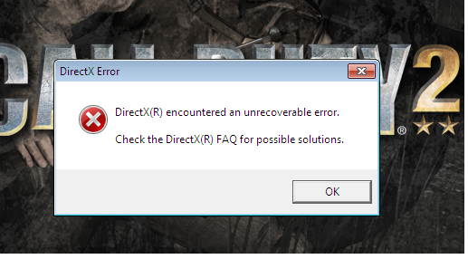 Call of Duty 2 problem-error.png