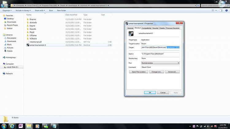 Adding Steam UT3 To Games Explorer - Windows 7 Help Forums