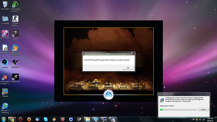 Im getting an error when tried to install Command &amp; Conquer Generals-capture.png