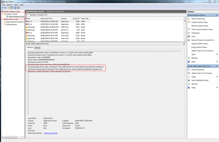 How do I run Crysis on Windows7 64x-event-viewer.png